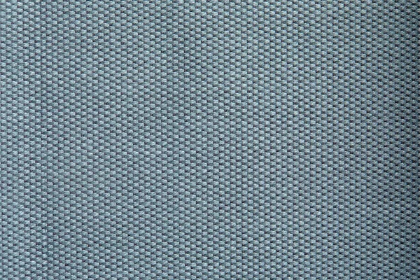 Tekstur rajutan. Tekstur kain jacquard dengan abu-abu biru pola geometris. Pola mosaik Crochet. — Stok Foto