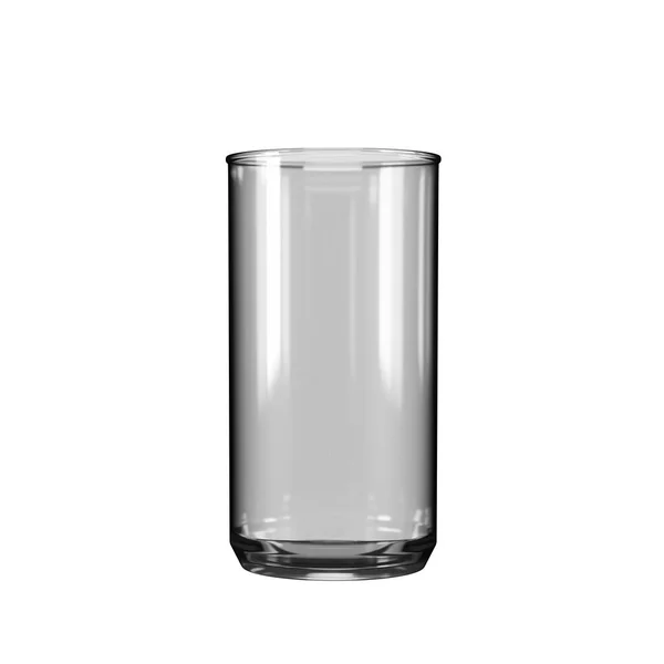 Black White Glass White Background — Stock Photo, Image