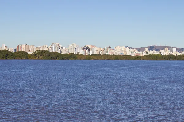 Navegando no lago Guaiba — Fotografia de Stock