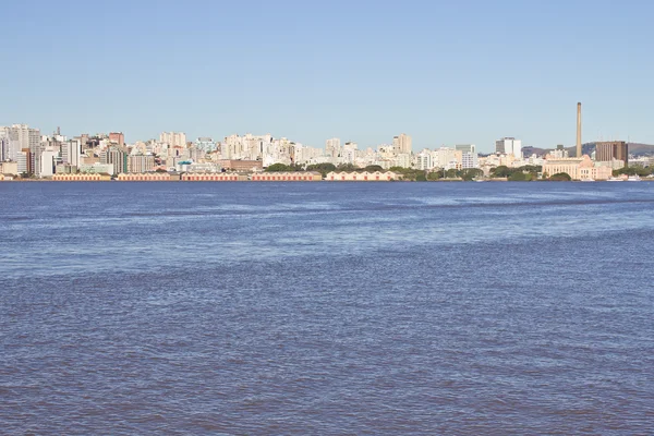 Navegando no lago Guaiba — Fotografia de Stock