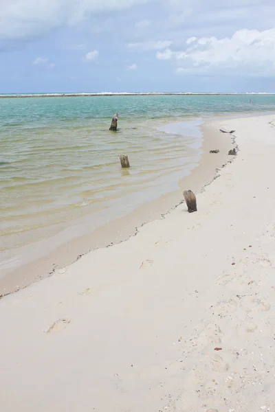 Piaszczystej plaży Porto de Galinhas — Zdjęcie stockowe