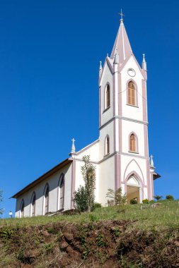 Santa Maria do Herval, Ro Grande do Sul, Brezilya 'da küçük bir kilise.