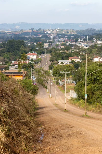 Estrada Para Aldeia São José Hortencio Rio Grande Sul Brasil — Fotografia de Stock