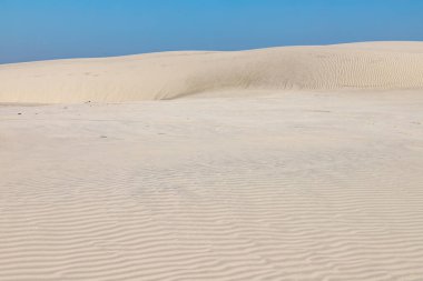 Rüzgarlı kum tepeleri, Bacopari, Mustardas, Rio Grande do Sul, Brezilya