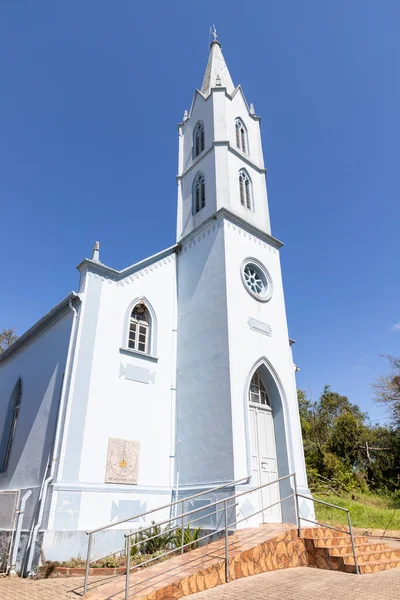 Kostel Zvonicí Sapiranga Rio Grande Sul Brazílie — Stock fotografie