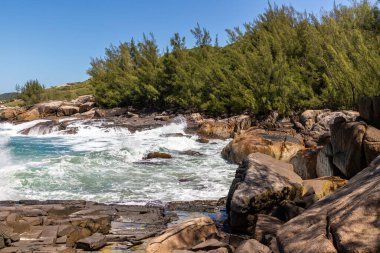 Praia da Barra, Garopaba, Santa Catarina, Brezilya