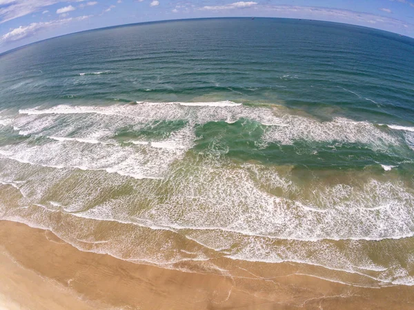 Waves Sand Beach Ibiraquera Santa Catarina Brazil — Stock Photo, Image