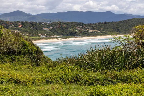 Вид Пляж Заднем Плане Фасия Озил Ибиракера Санта Кати Бразилия — стоковое фото
