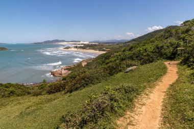 Barra de Ibiraquera plajı, Ibiraquera, Imbituba, Santa Catarina, Brezilya