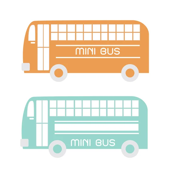 Mini Bus — Stock Vector