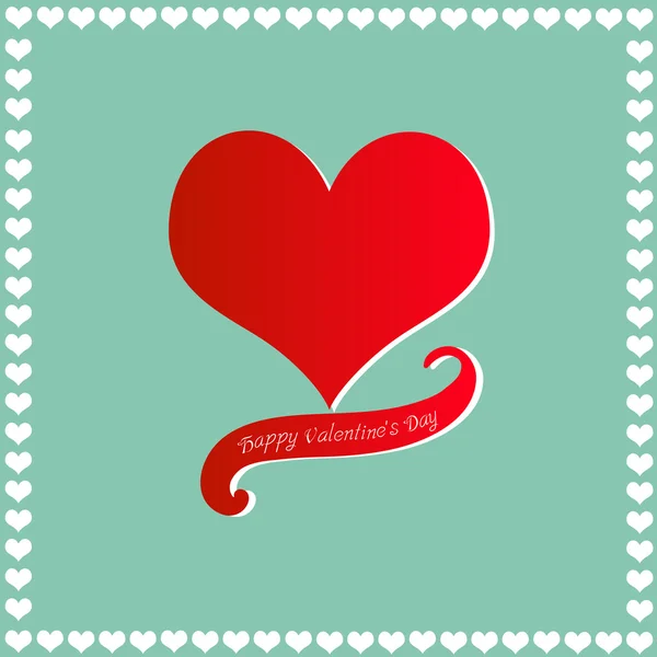 Happy Valentine's Day card — Stock Vector