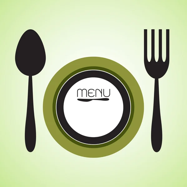 Diseño de menú de restaurante — Vector de stock