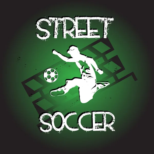 Fútbol callejero — Vector de stock