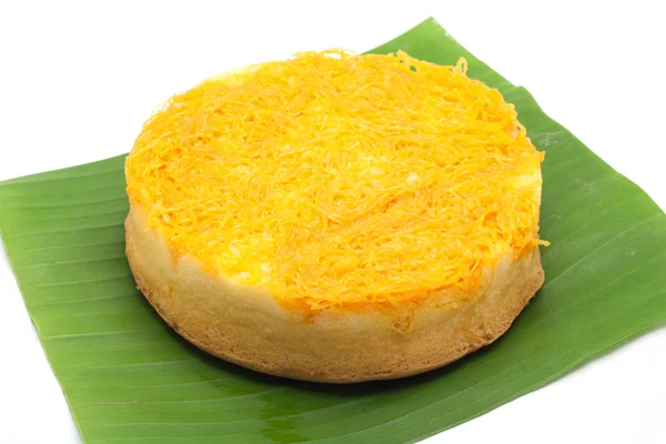 Thai desszert, torta foy tanga — Stock Fotó