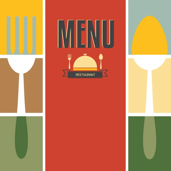 Menú restaurante retro — Vector de stock