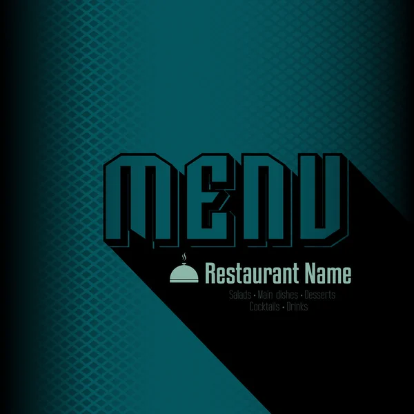 Diseño de menú de restaurante — Vector de stock