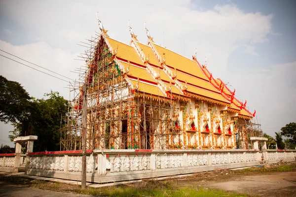 Chapel in the temple under construction — Stock Photo, Image