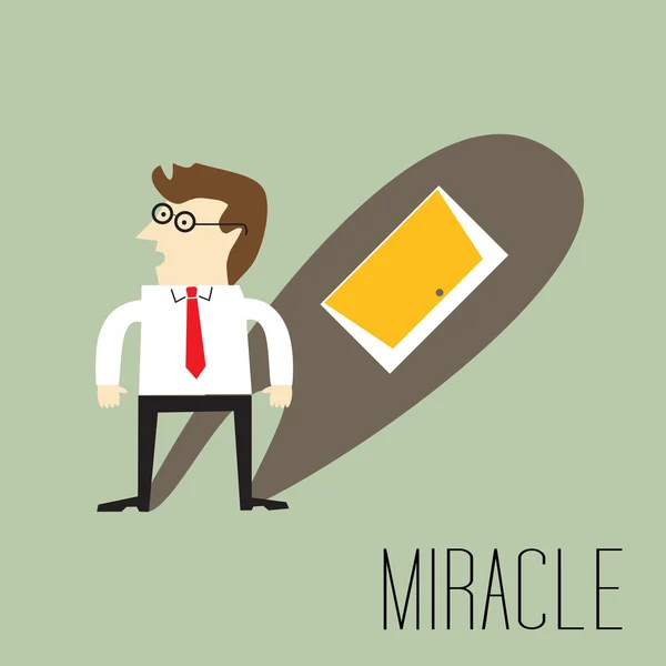 Miracle concept — Stock Vector