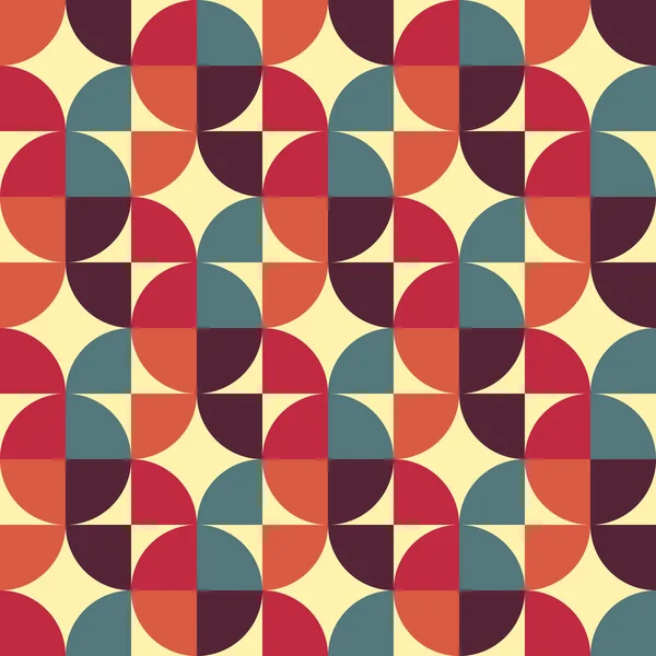 Retro abstrakta sömlösa mönster — Stock vektor