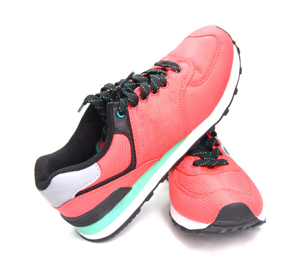 pink sneaker, sports shoes