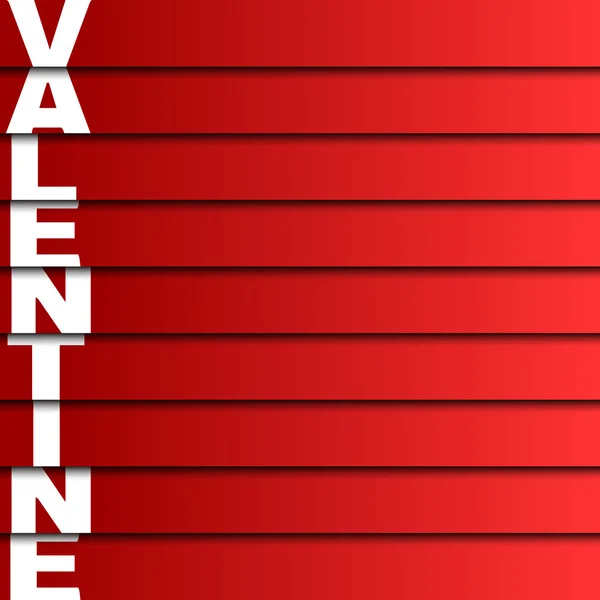 Tarjeta de San Valentín, ilustración vectorial — Vector de stock