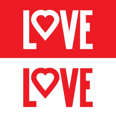 aşk kartı, font tipografi