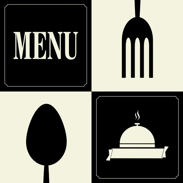 Restaurante menu fundo — Vetor de Stock