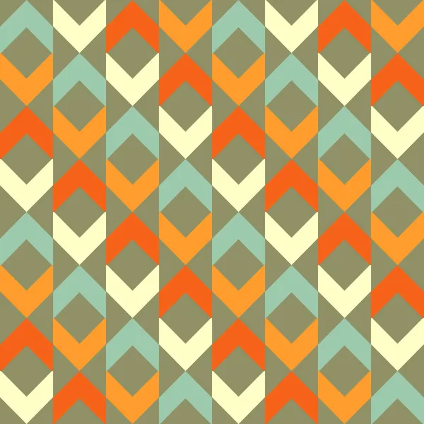 Retro abstract seamless pattern — Stock Vector