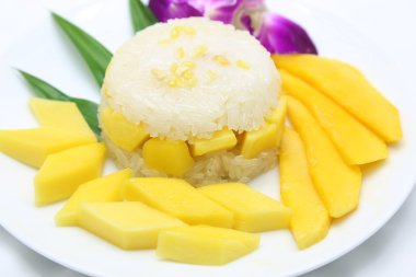 Mango ve yapışkan pirinç