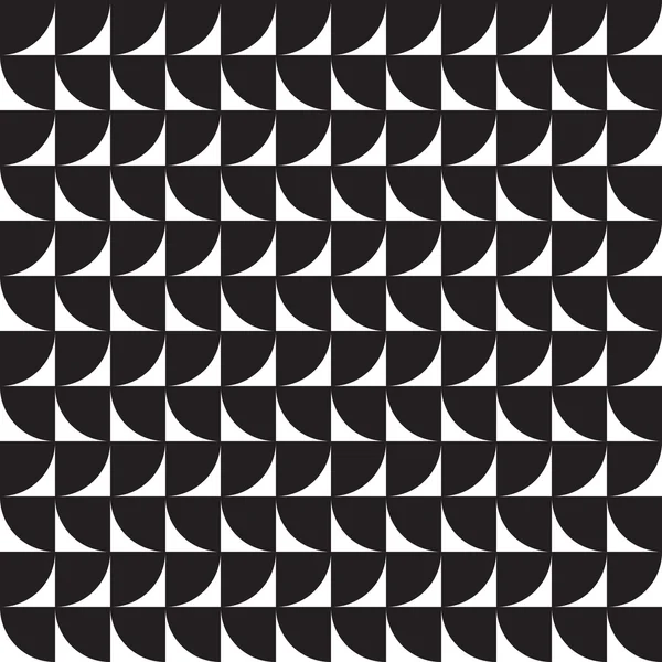 Pola geometris hitam dan putih mulus. ilustrasi vektor - Stok Vektor