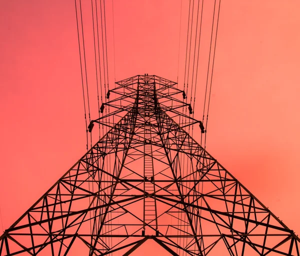 High voltage post — Stock Photo, Image