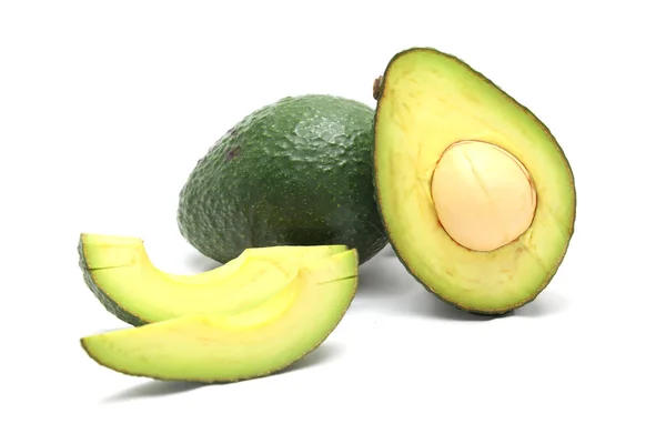 Avocado geïsoleerd op een witte achtergrond — Stockfoto