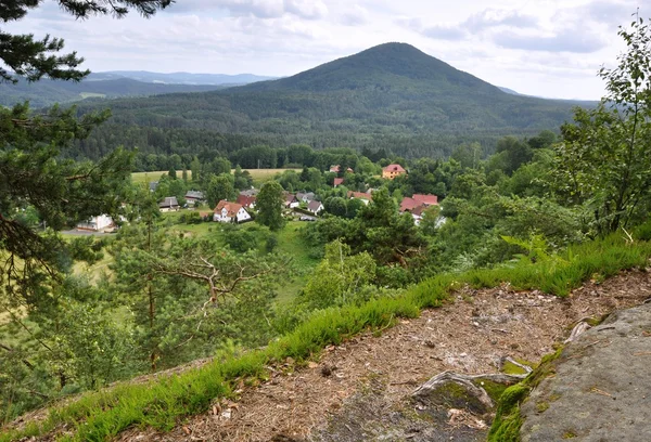 The hill in the Czech Switzerland — Stock Photo, Image