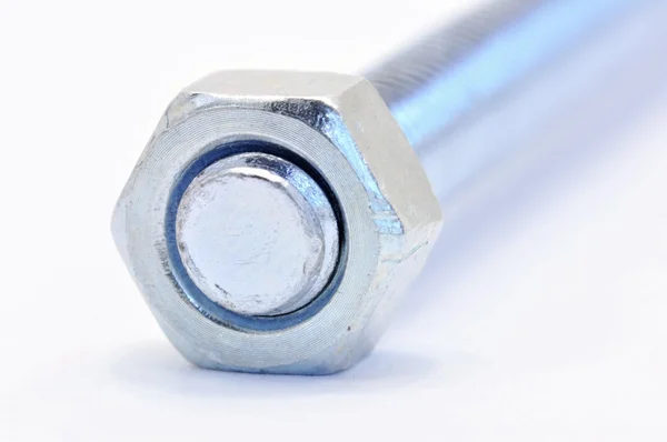 Screw with nut — Stock Photo, Image