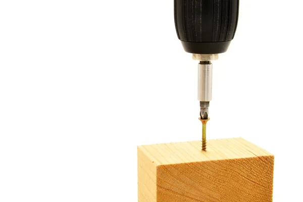 Screwing the screw — Stock Photo, Image
