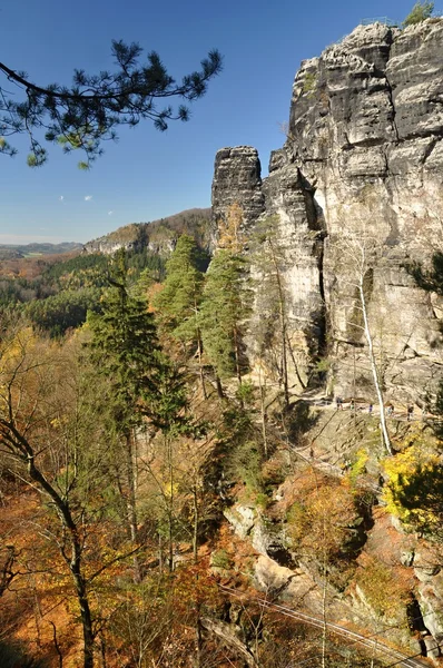 Rocce in Svizzera Ceca — Foto Stock