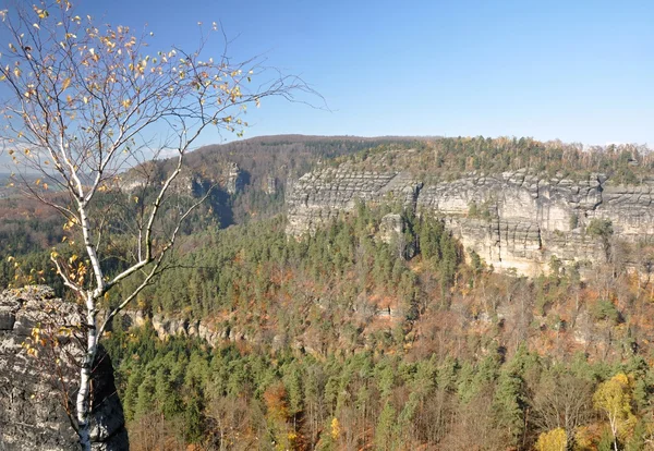 Rocce in Svizzera Ceca — Foto Stock