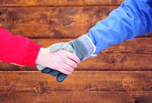 Business handshake