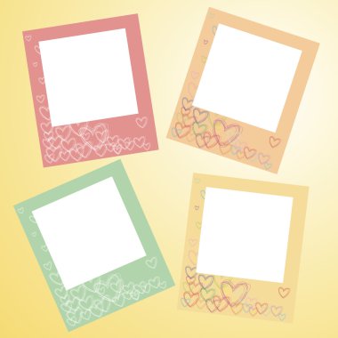 Şablon fotoğraf çerçeveleri