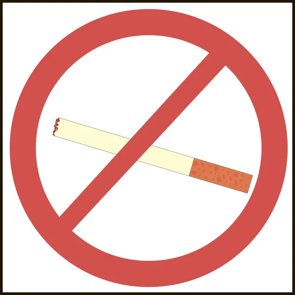 No fumar símbolo — Foto de Stock