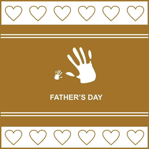 Gift card on father — Stock Photo, Image
