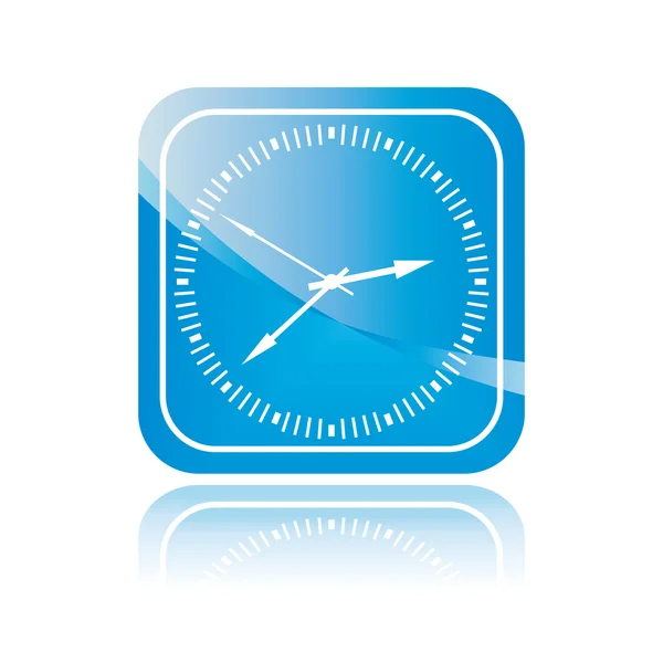 Clock button — Stock Photo, Image