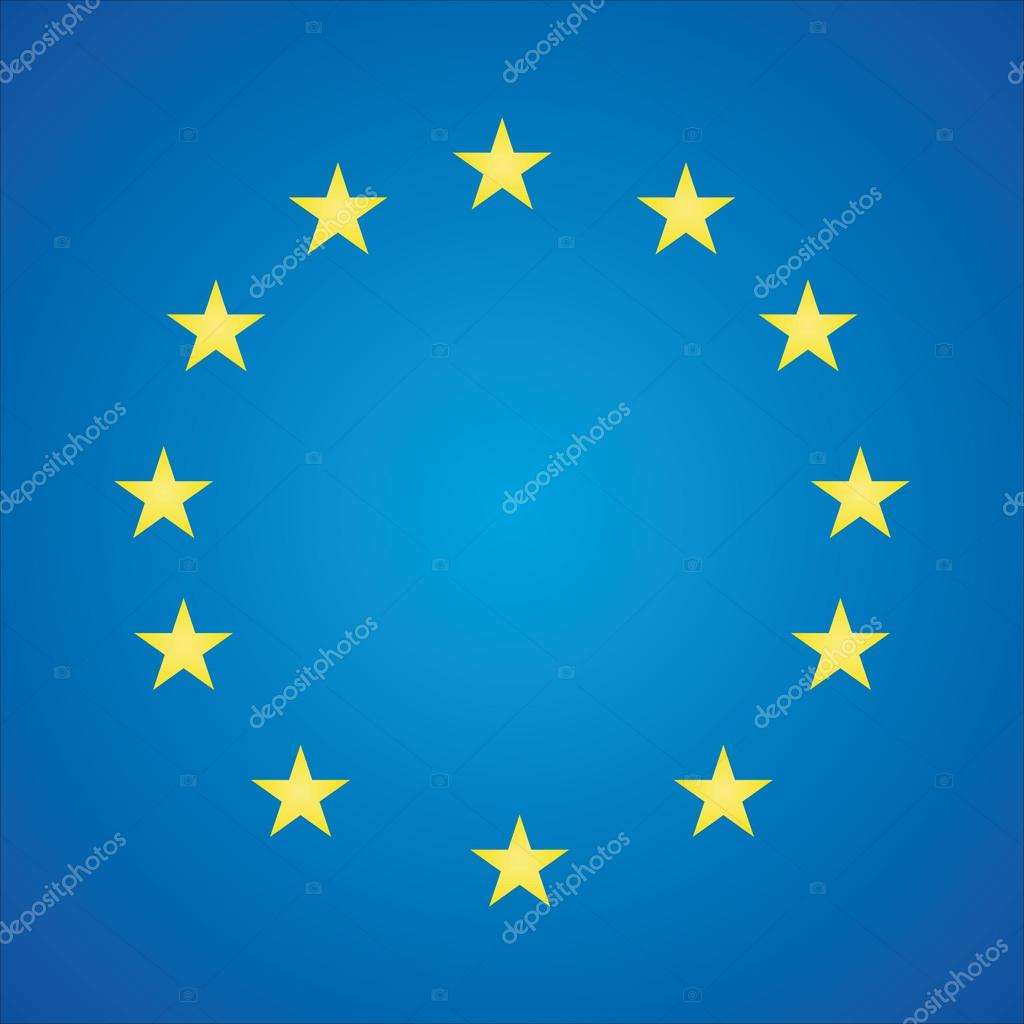 EU. Flag of European Union illustration