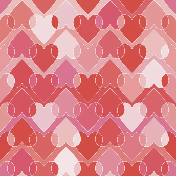 Seamless heart 's pattern — стоковый вектор