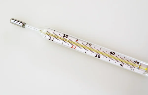 The glass thermometer — Stock Photo, Image