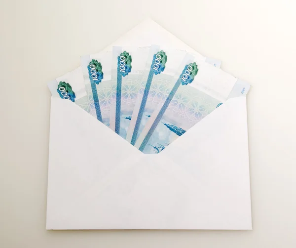Envelope com dinheiro — Fotografia de Stock