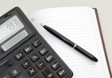üzerinde tablo işadamı