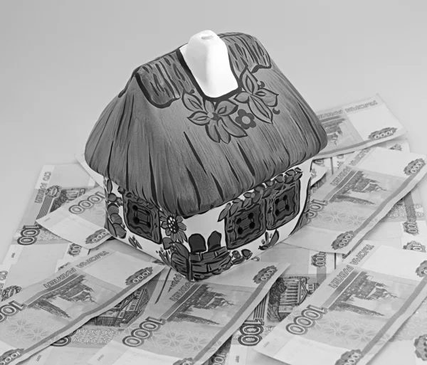 House on money — Stock Photo, Image