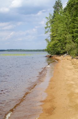 çılgın Rus Orman Gölü yaz aylarında