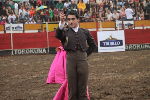 Torero en un festival Farrino — стоковое фото